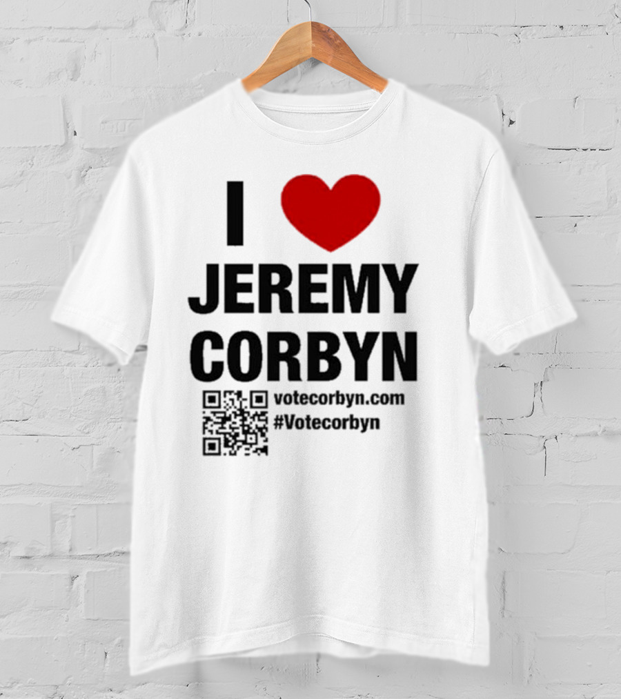I Love Jeremy Corbyn VoteCorbyn.com #VoteCorbyn T-Shirt