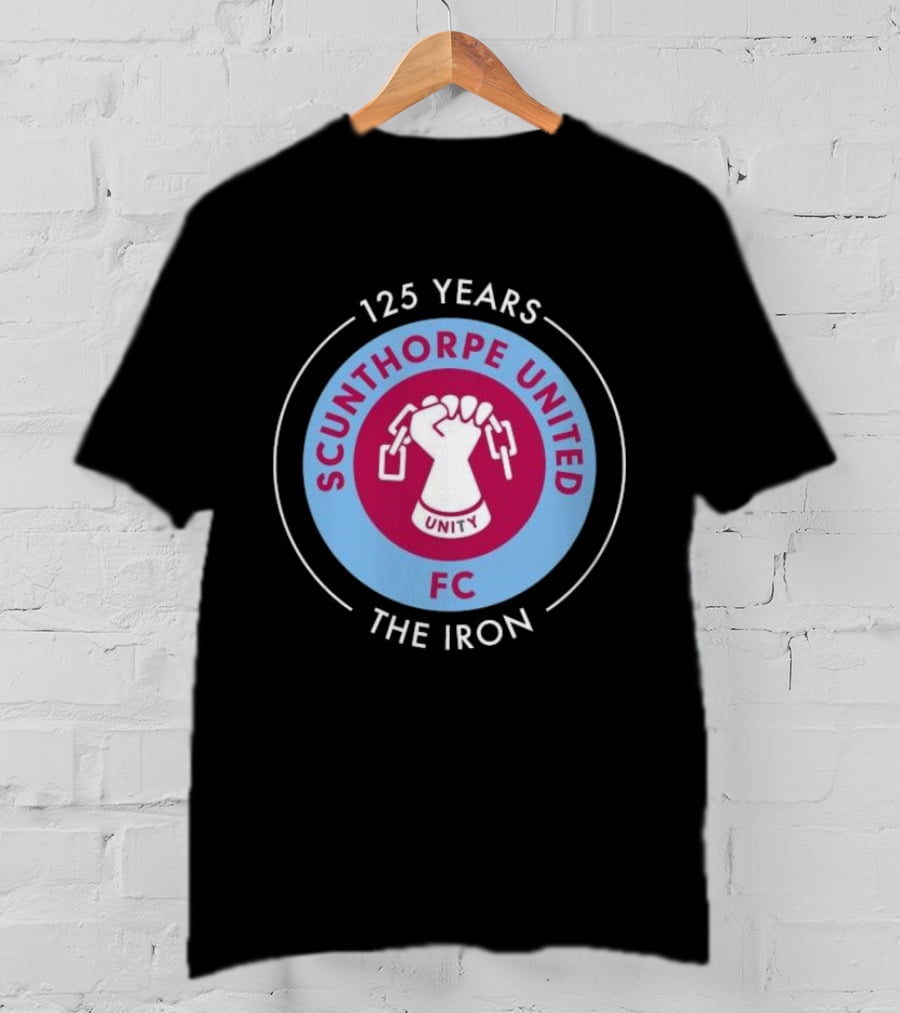 125 Years Scunthorpe United FC The Iron Unity T-Shirt