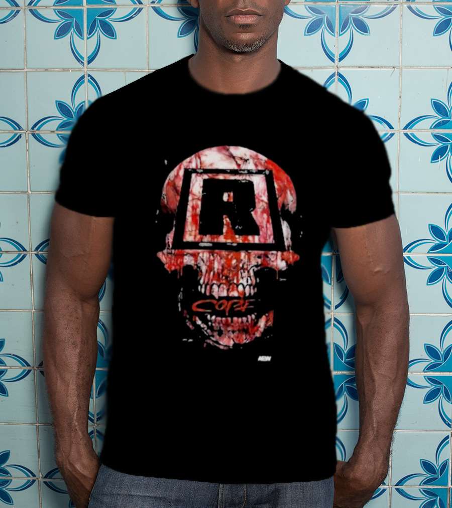 R Rated Copeland AEW Blood Skull T-Shirt