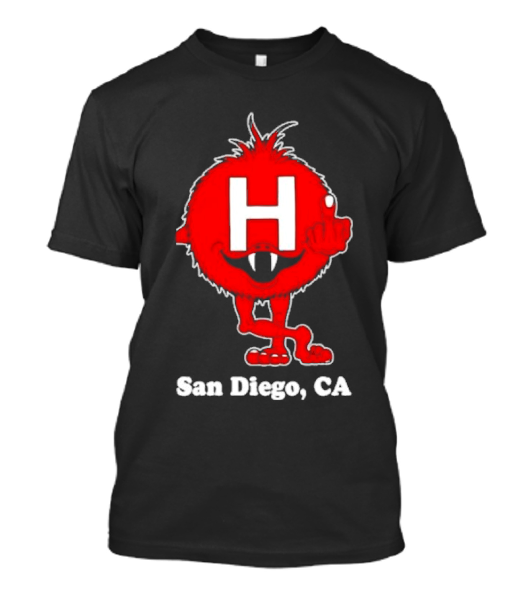 Alex Pardee H Red Monster San Diego CA T-Shirt