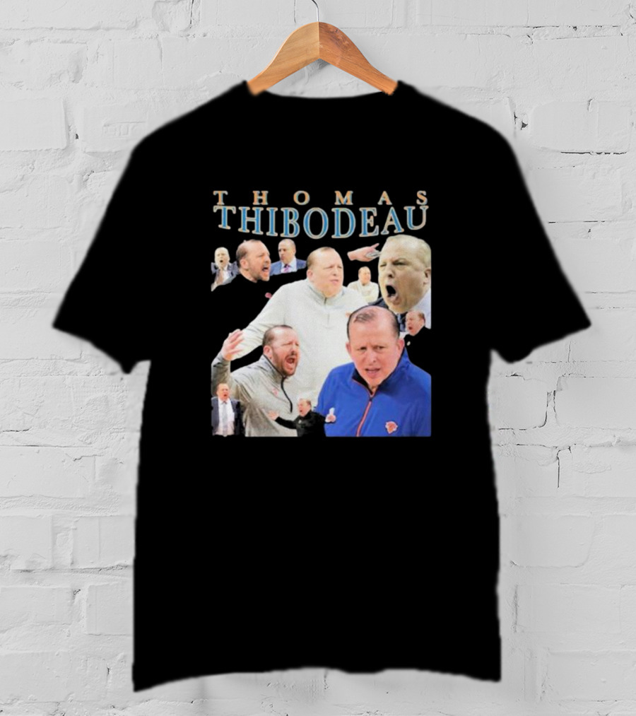 Thomas Thibodeau New York Knicks Coach Passionate Expressions T-Shirt