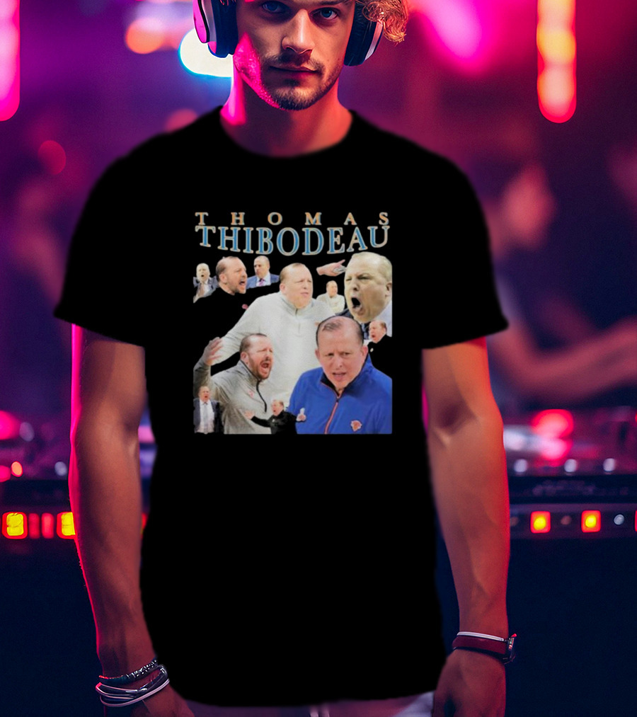 Thomas Thibodeau New York Knicks Coach Passionate Expressions T-Shirt