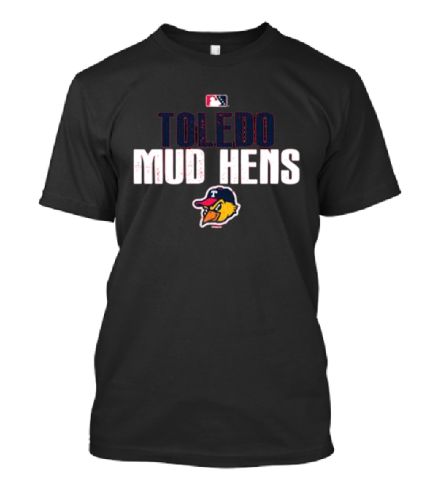 Toledo Mud Hens MLB Team Logo With Bird Mascot T-Shirt