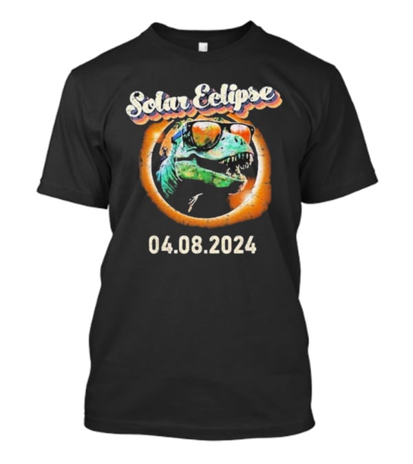 Solar Eclipse T-Rex April 8 T-Shirt