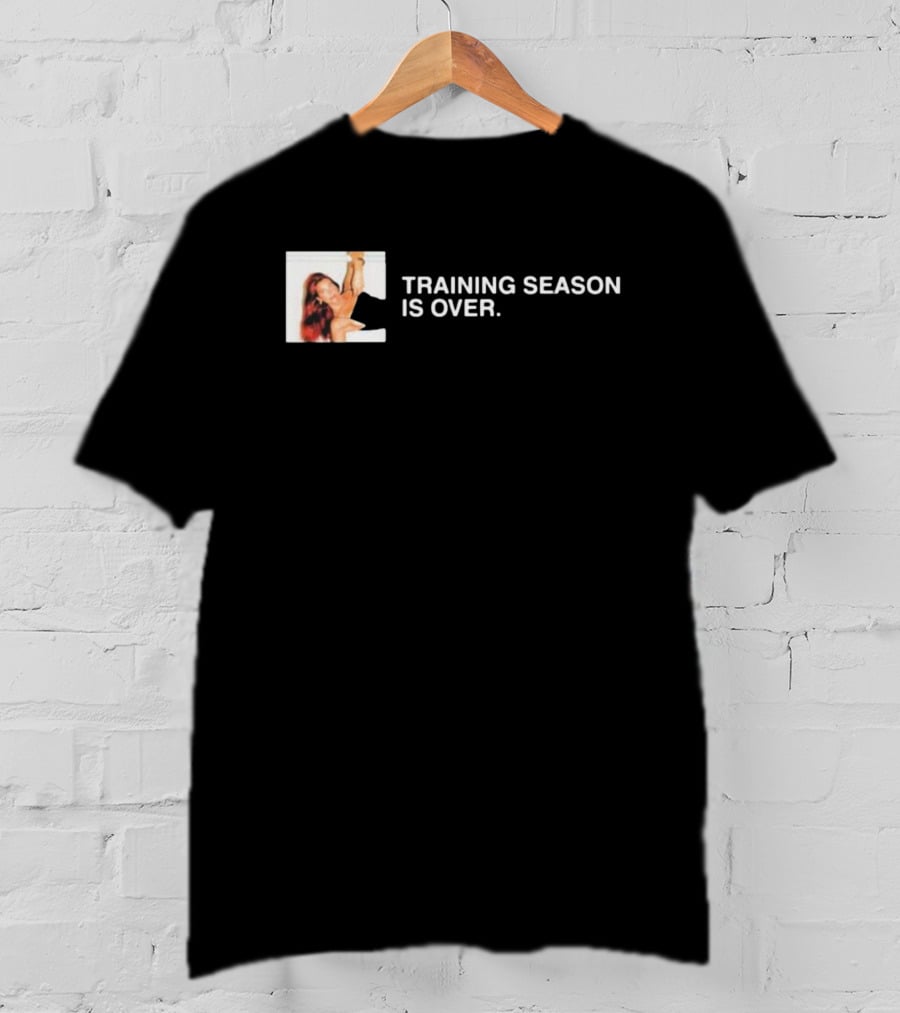 Training Season Is Over With Red Hair Woman Image T-Shirt