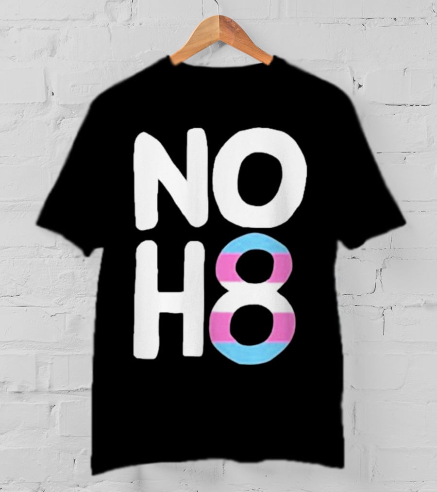 NO H8 Trans Pride Colors T-Shirt