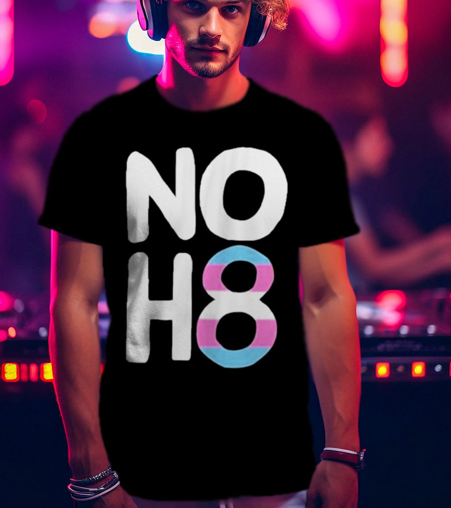 NO H8 Trans Pride Colors T-Shirt