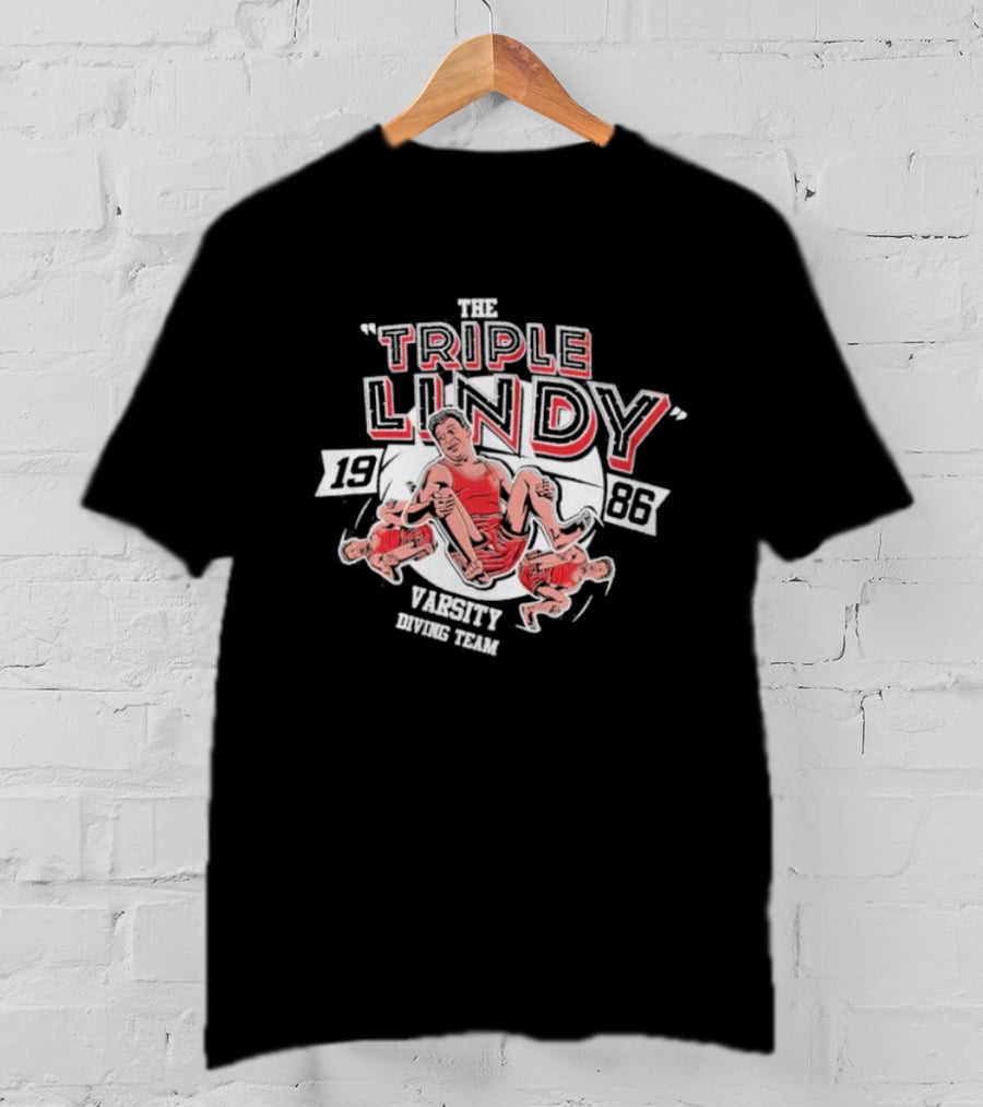 The Triple Lindy 1986 Varsity Diving Team Back To School T-Shirt