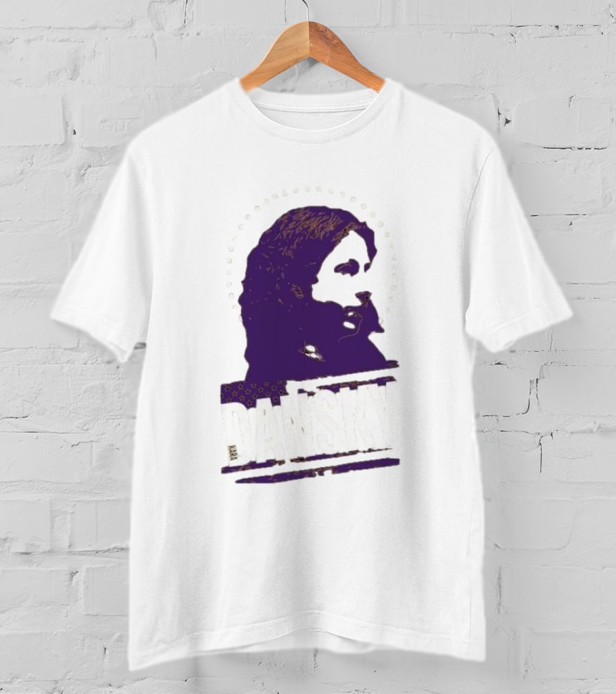 Dansky Purple Silhouette With Stars T-Shirt