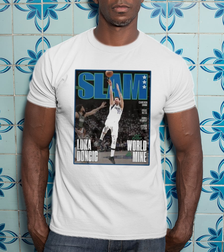 SLAM Luka Doncic The World Is Mine T-Shirt