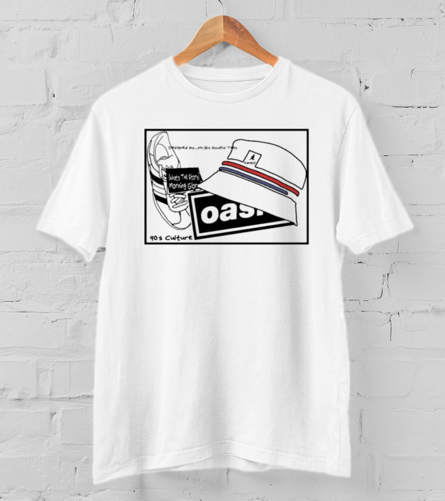 90s Culture Oasis Organic Hat And Boot What's The Story Morning Glory T-Shirt