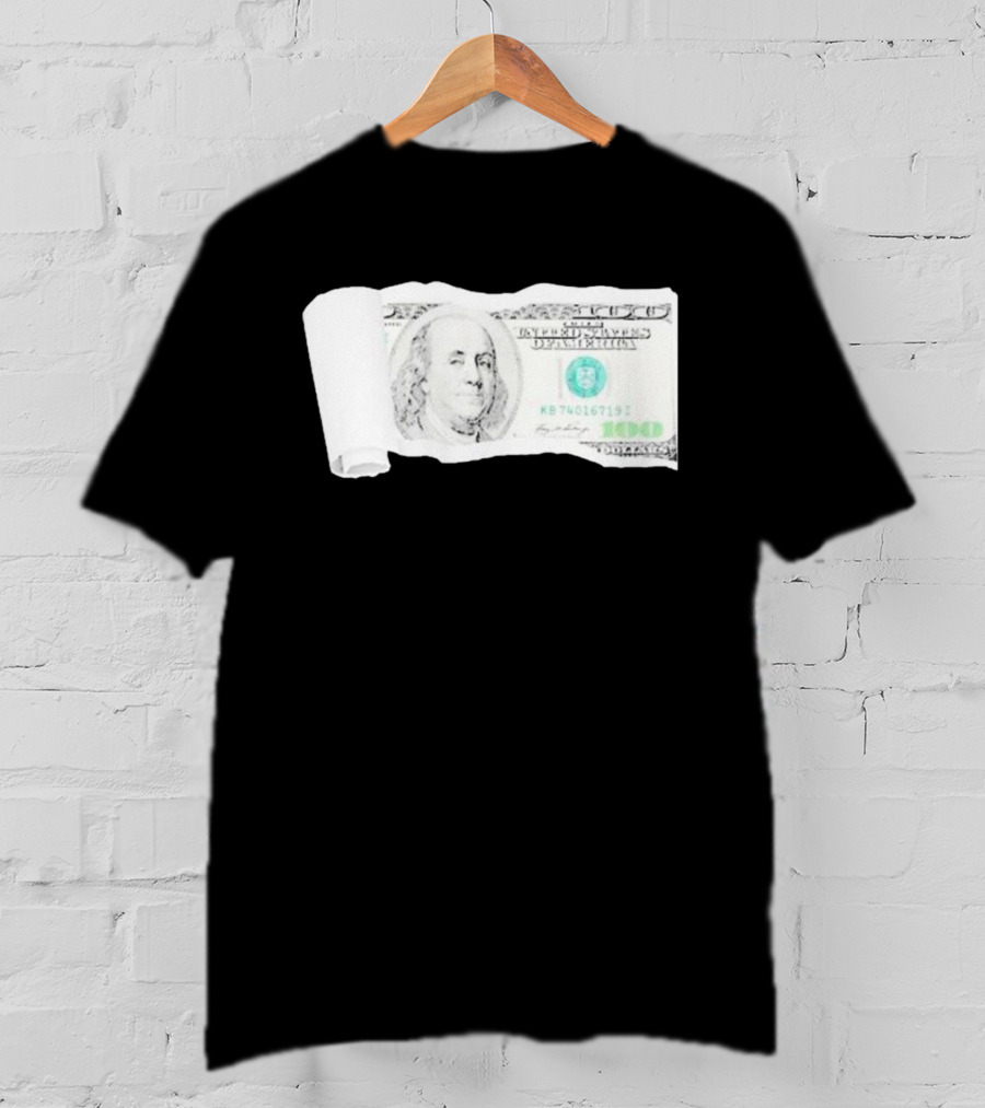 100 Dollars The United States Of America Benjamin Franklin T-Shirt