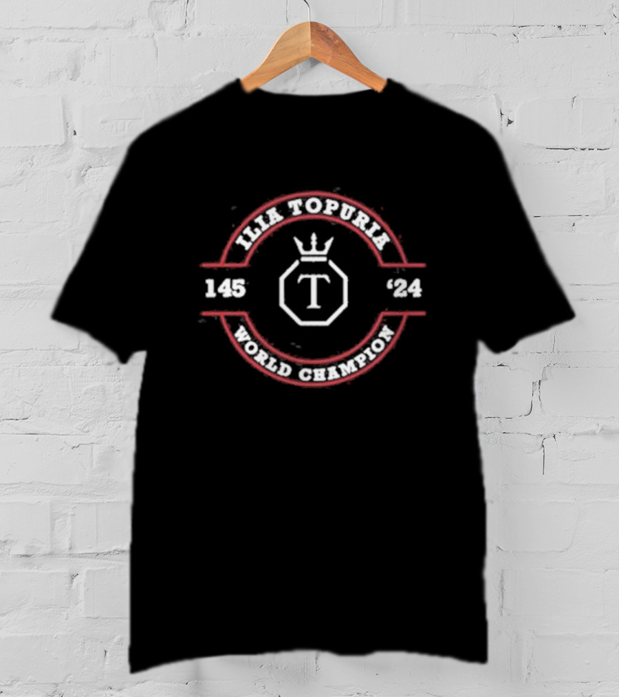 Ilia Topuria 145 World Champion T-Shirt