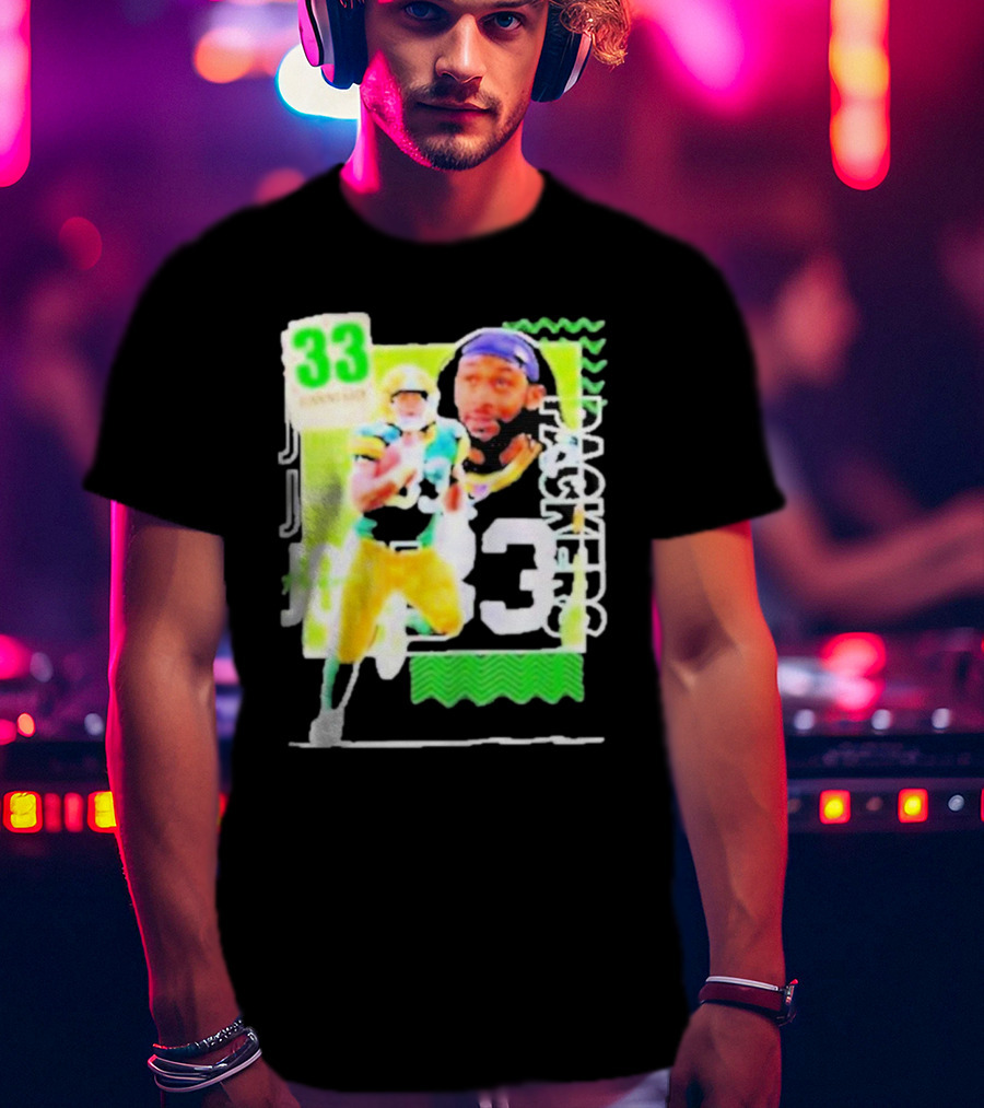 Packers Aaron Jones 33 Football Player Running Back T-Shirt