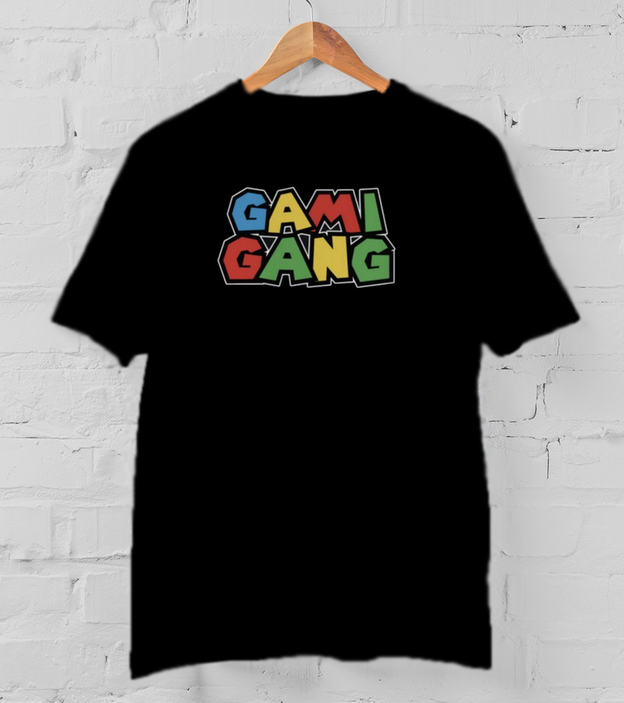 Gami Gang Colorful Block Letters T-Shirt