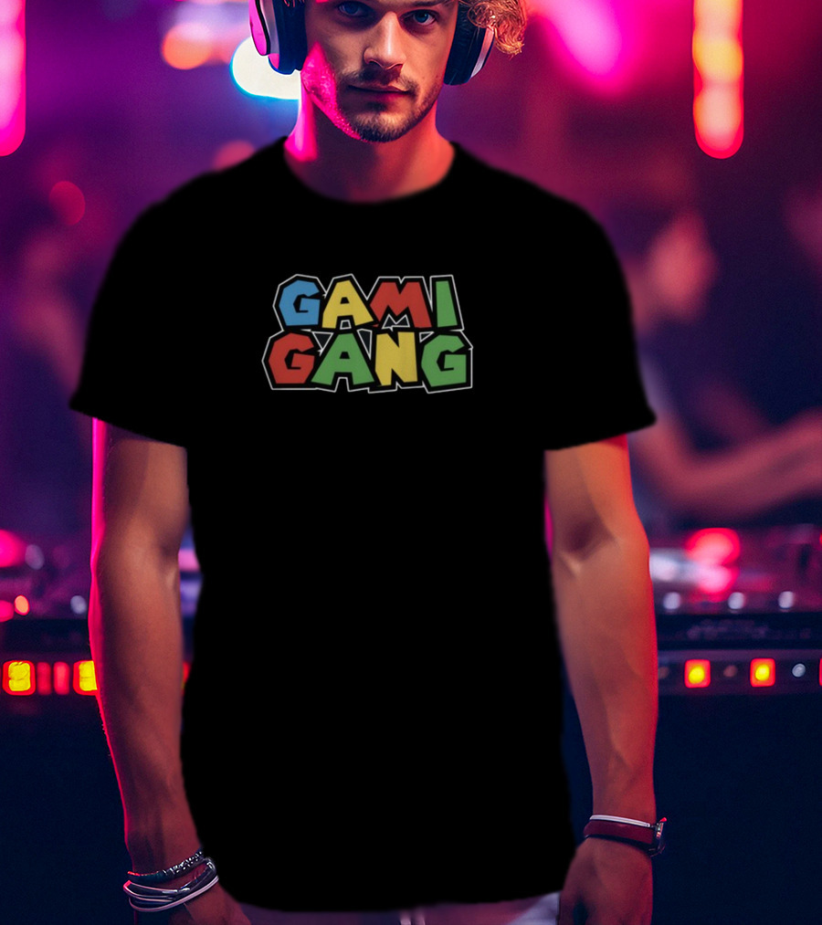 Gami Gang Colorful Block Letters T-Shirt
