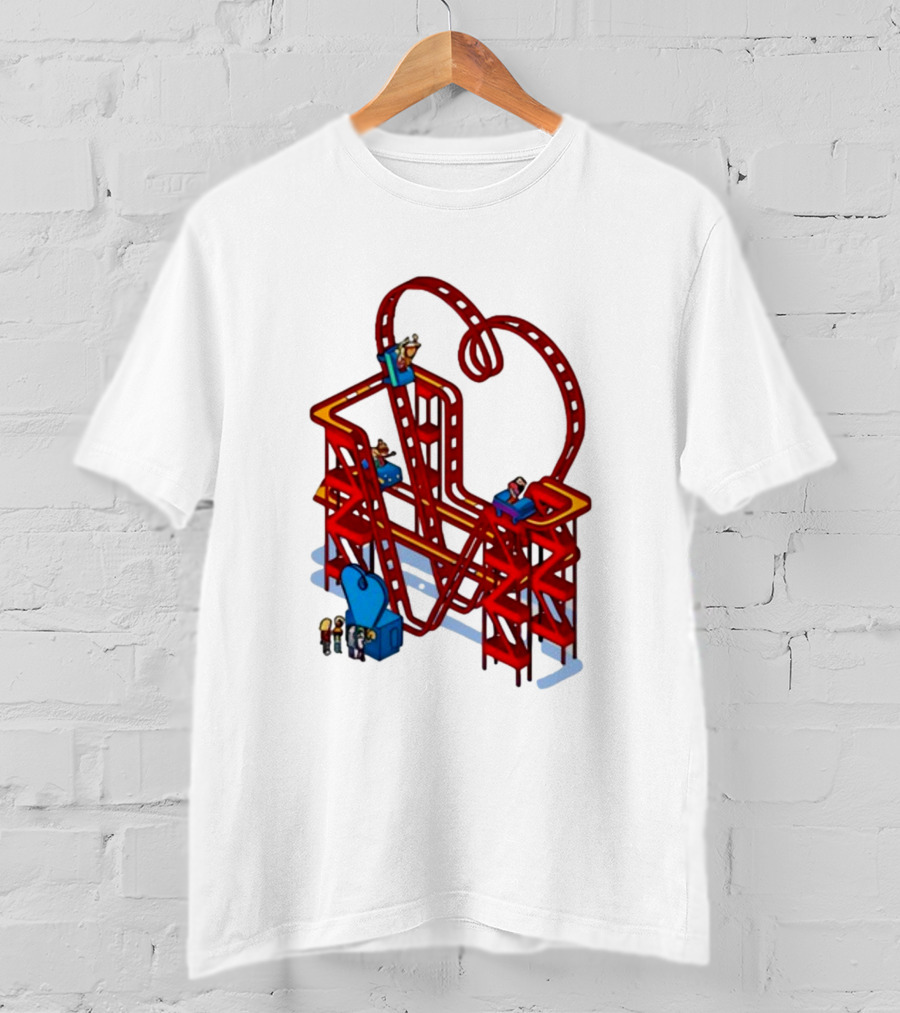 James Marriott Are We There Yet Roller Coaster Construction Fun Adventure T-Shirt