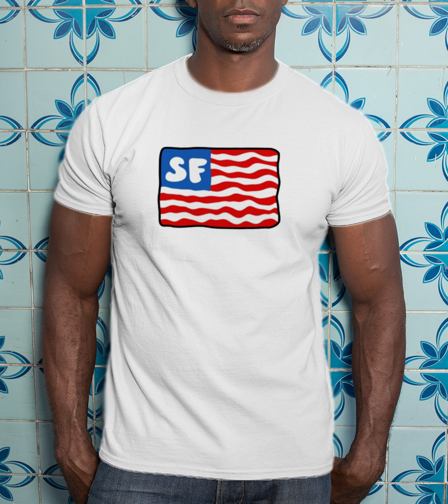 Starfit Americana SF Waves Flag T-Shirt