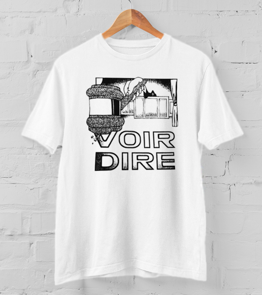 Voir Dire Earl Courtroom Gavel Scene T-Shirt