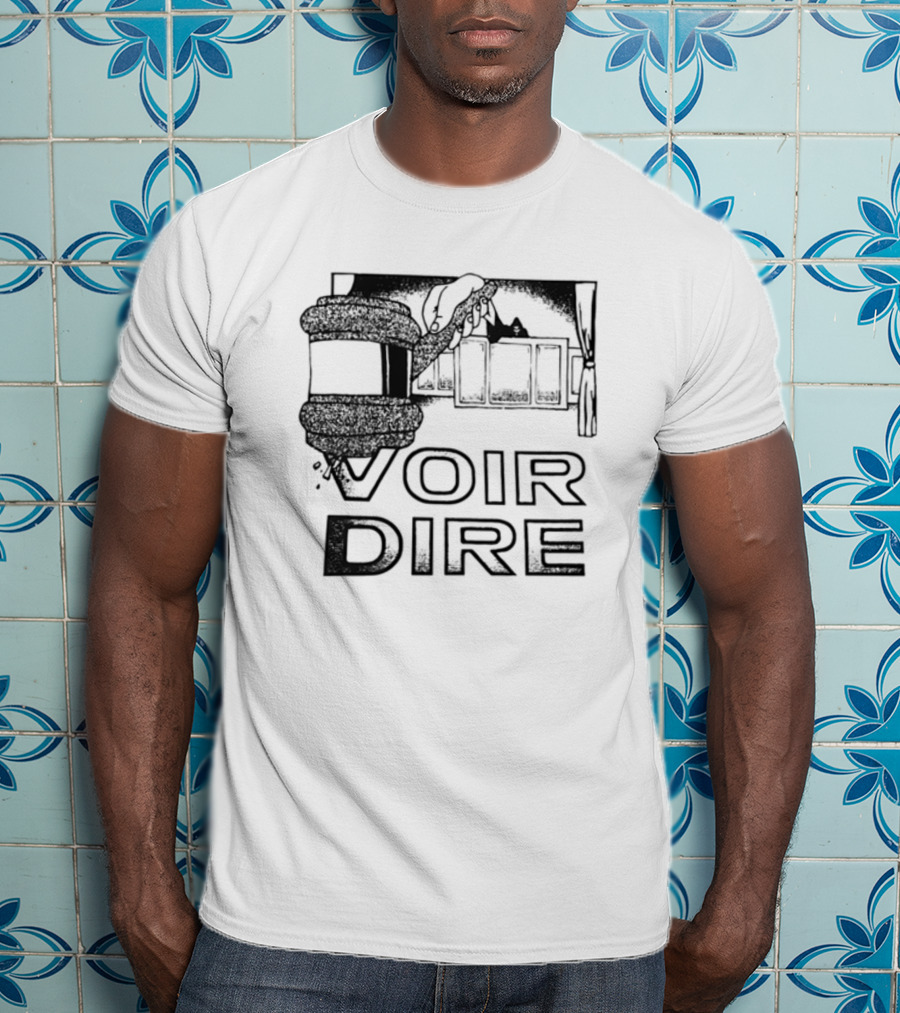 Voir Dire Earl Courtroom Gavel Scene T-Shirt