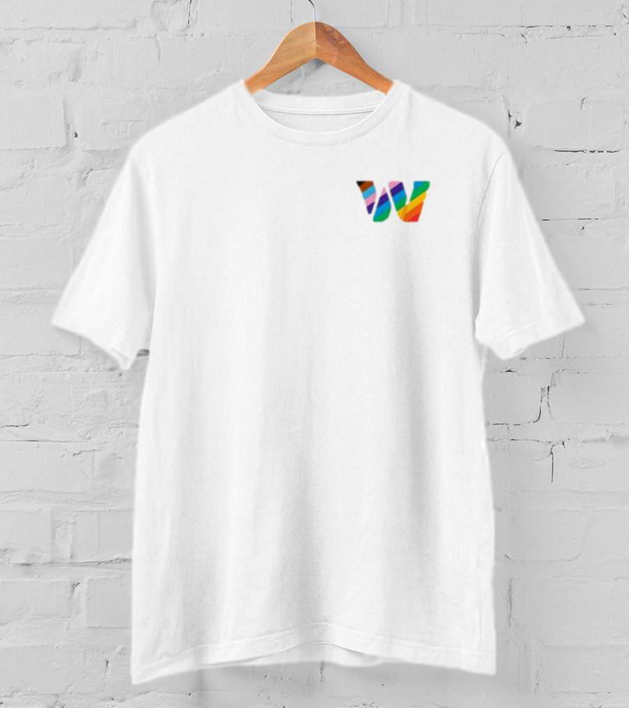 Washington Football Is For Everyone W Rainbow T-Shirt