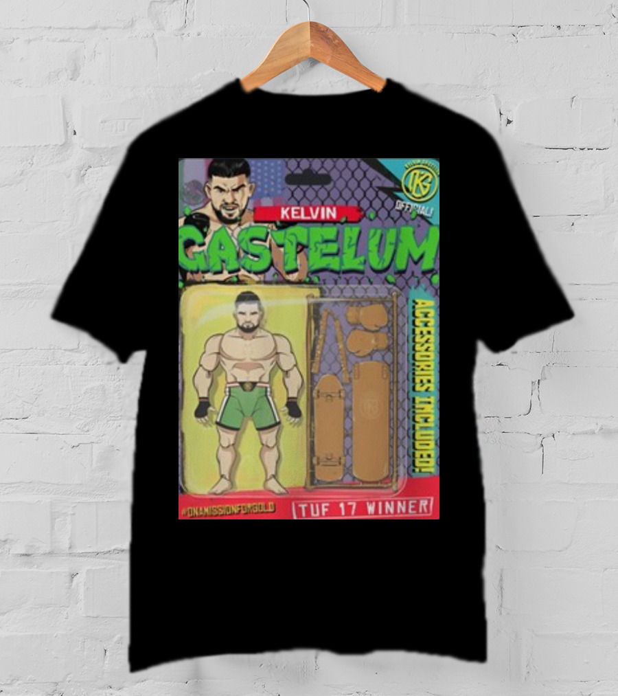 Kelvin Gastelum OnMissionForGold TUF 17 Winner Accessories Included T-Shirt