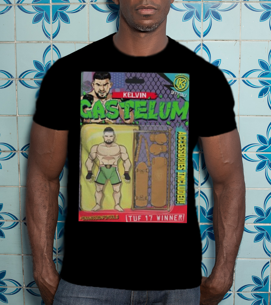 Kelvin Gastelum OnMissionForGold TUF 17 Winner Accessories Included T-Shirt