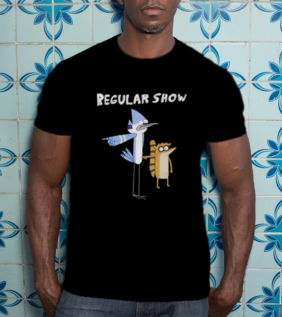 Regular Show Mordecai And Rigby Characters T-Shirt