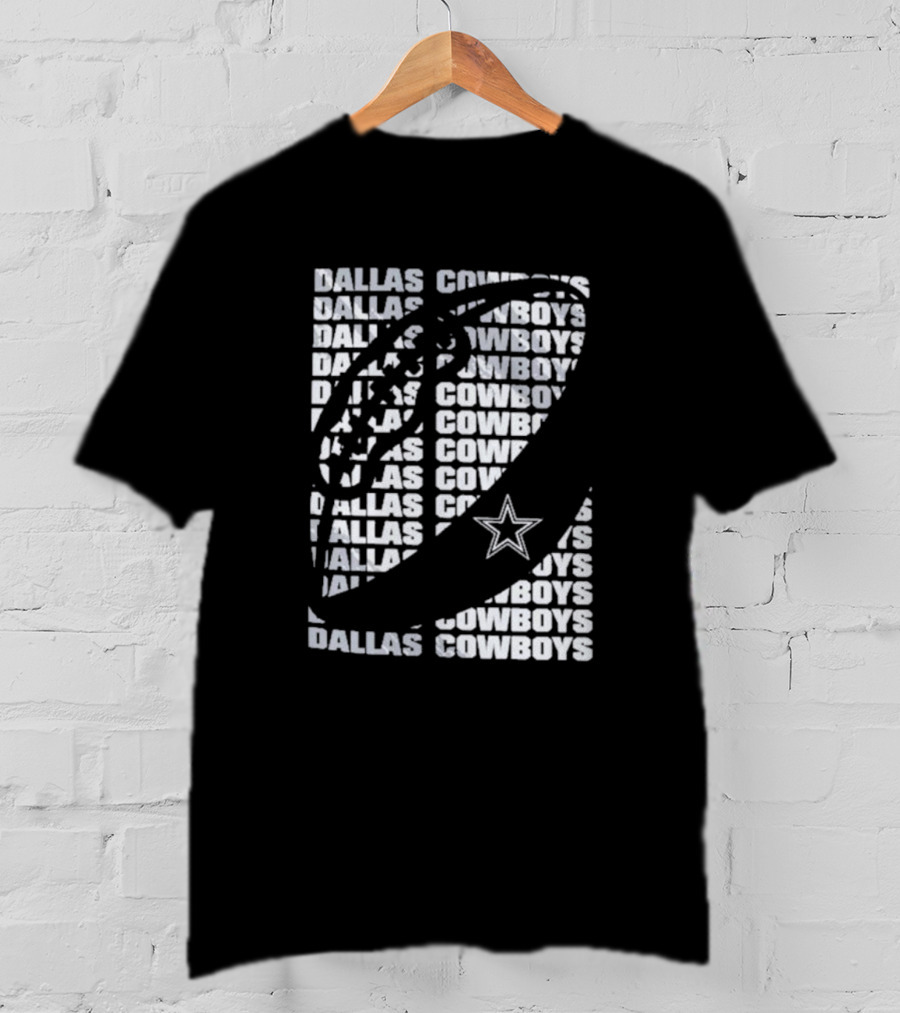 Dallas Cowboys Youth Football Star Logo Repeated T-Shirt