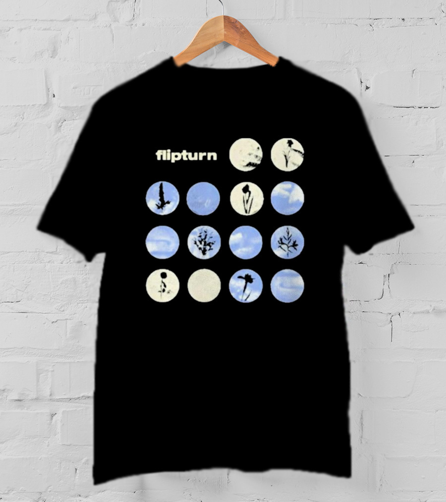 Flipturn Wildflower Sky Circles Botanical T-Shirt