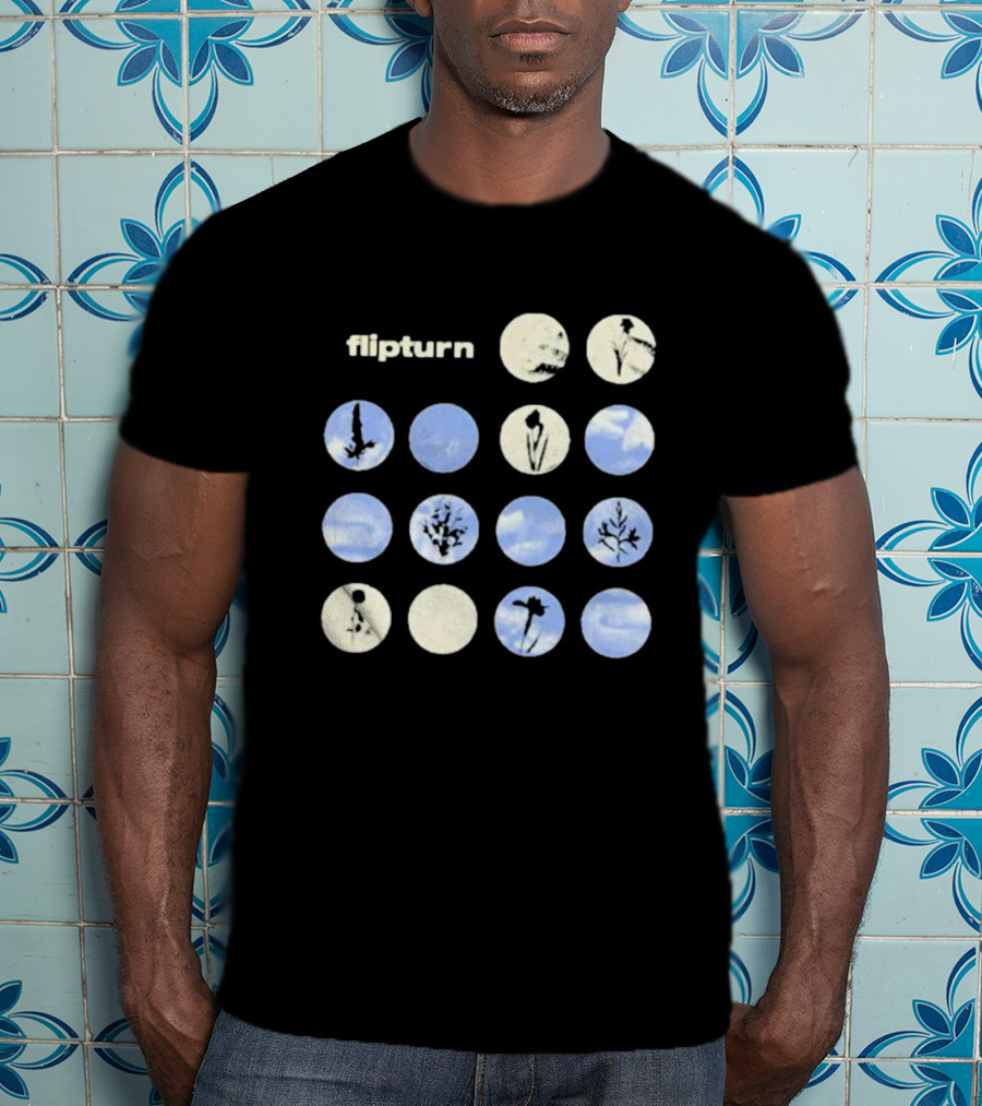 Flipturn Wildflower Sky Circles Botanical T-Shirt