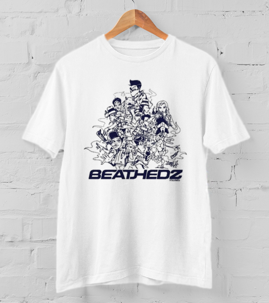 Jase Beathedz Connection 2 Vibrant Characters Doodle T-Shirt