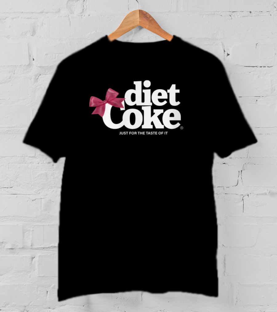 Diet Coke Just For The Taste Of It With Red Bow T-Shirt