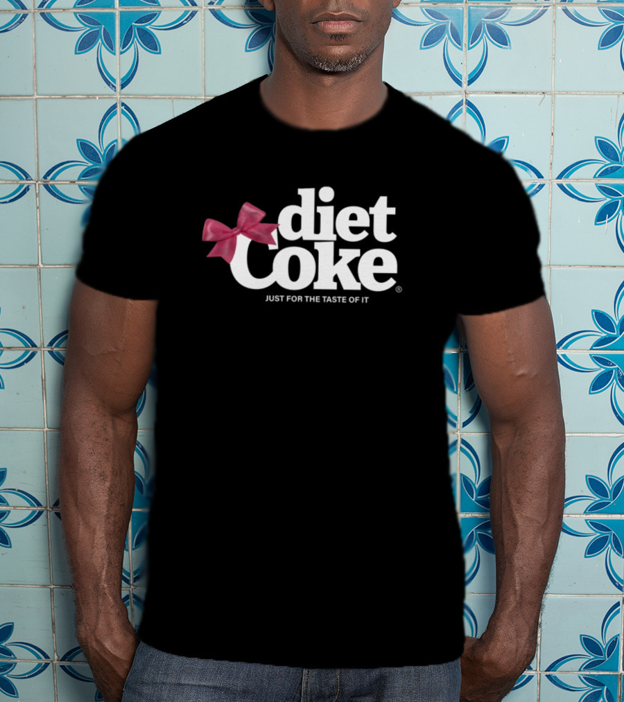 Diet Coke Just For The Taste Of It With Red Bow T-Shirt
