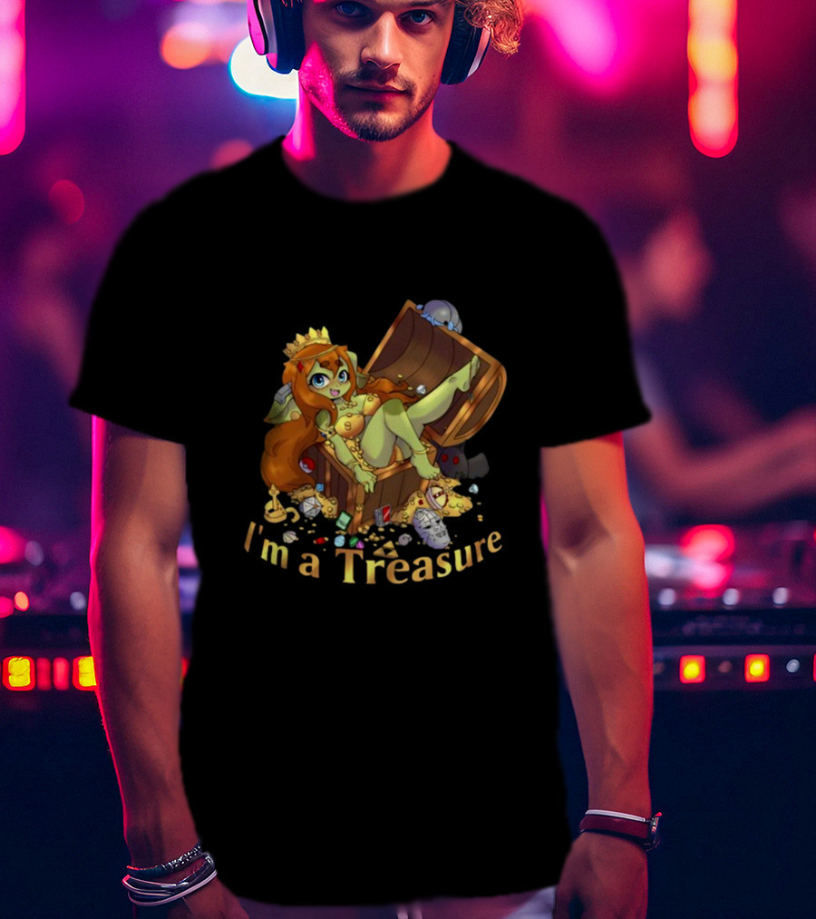 Gob Mode I'm A Treasure Chibi Goblin In Treasure Chest T-Shirt