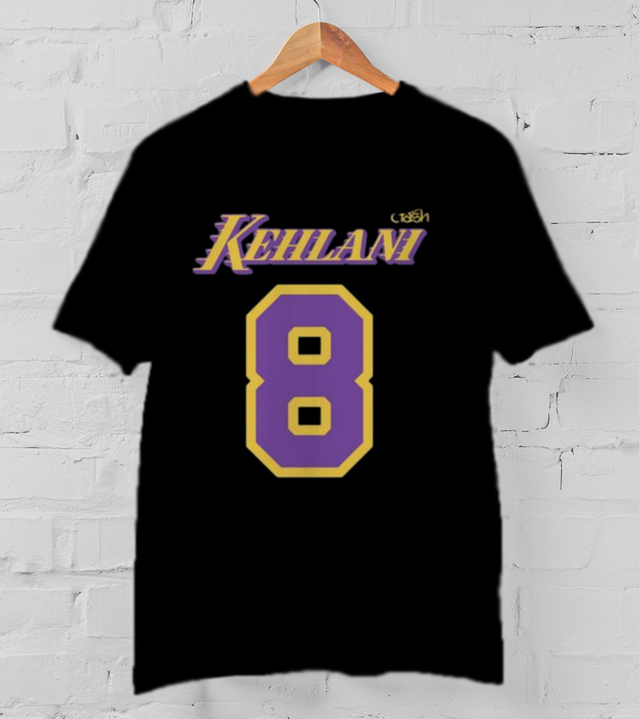 Kehlanistore Kehlani Purple Yellow Number 8 T-Shirt