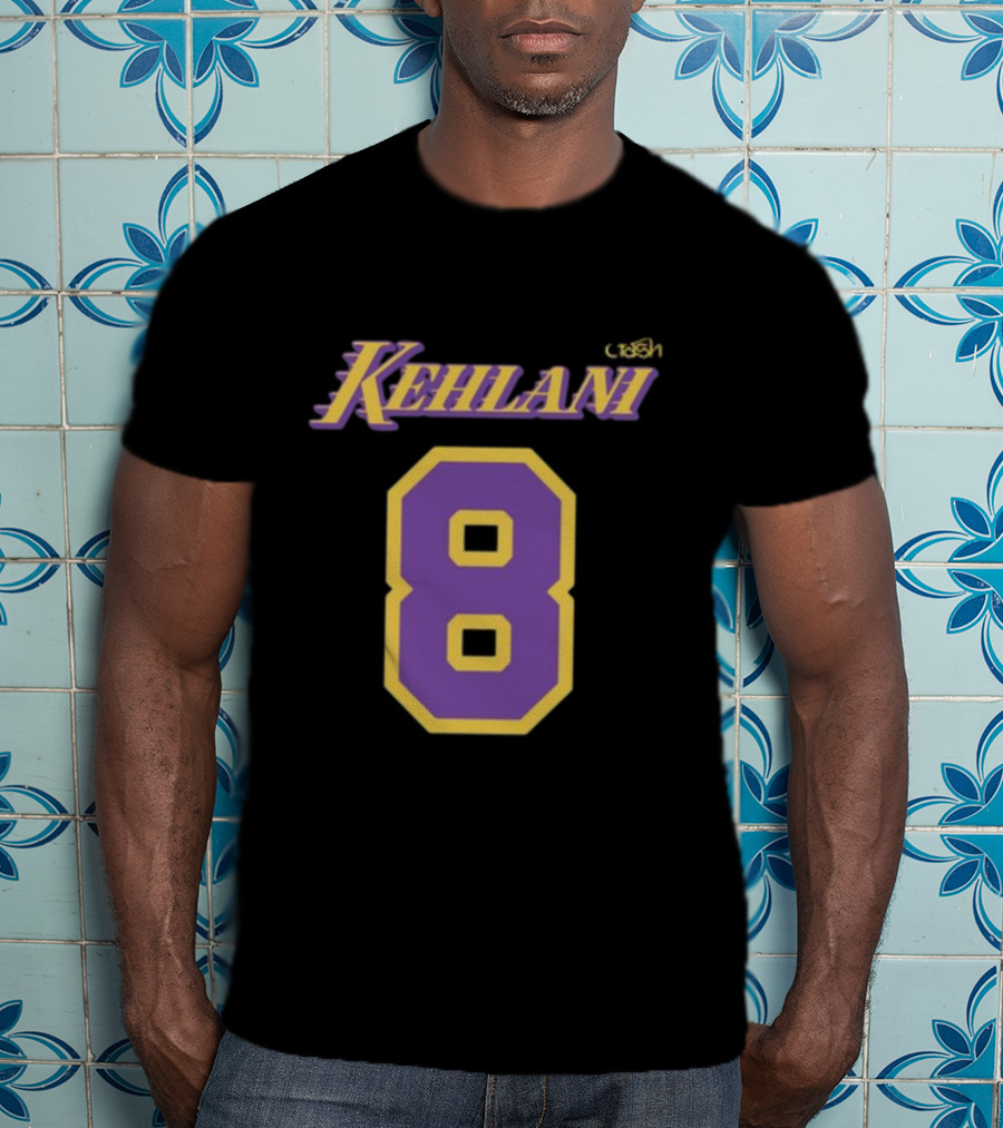 Kehlanistore Kehlani Purple Yellow Number 8 T-Shirt