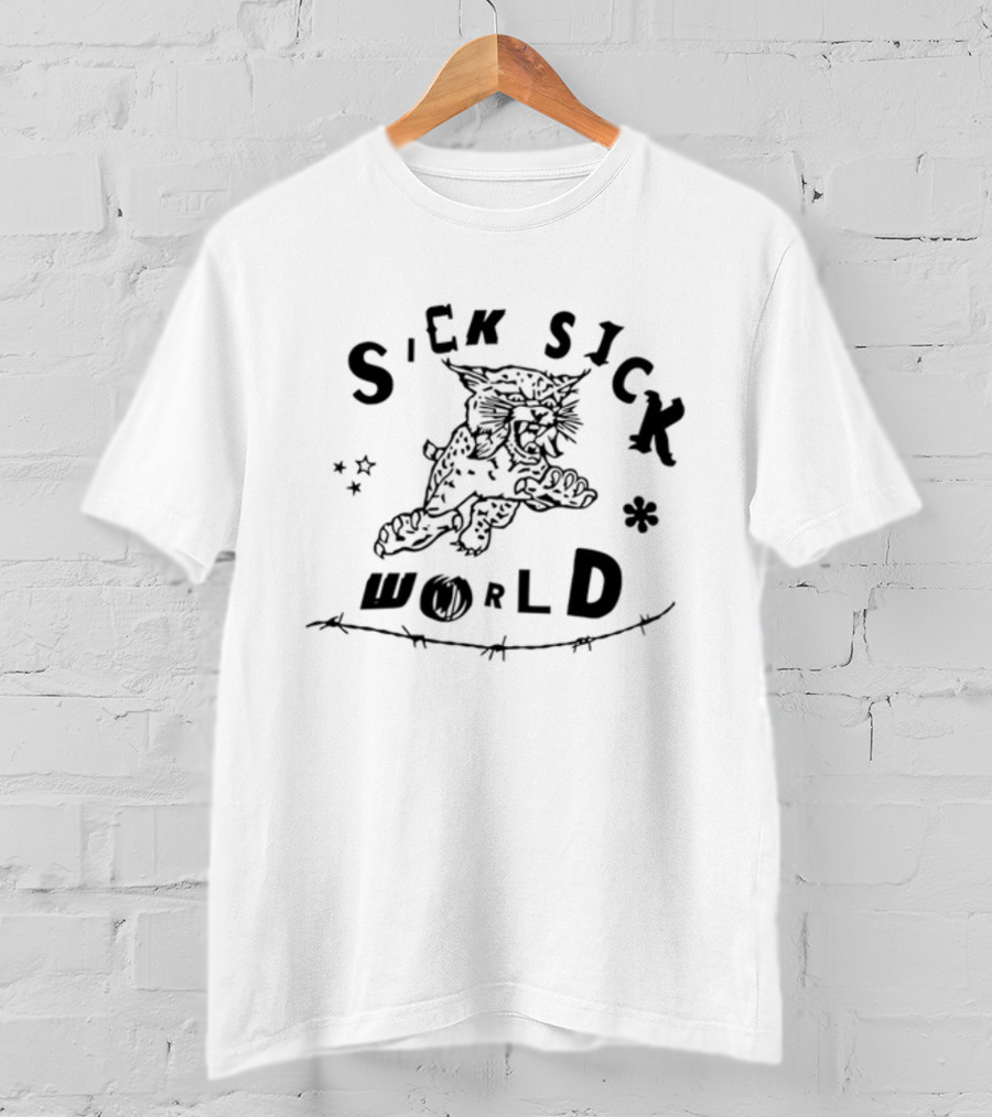 Sick Sick World Lowlvl Tiger Barbed Stars T-Shirt
