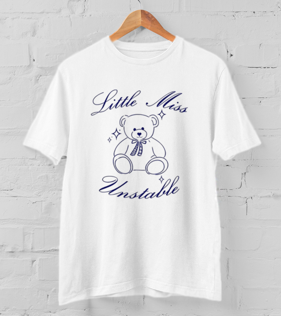 Maisie Peters Little Miss Unstable Teddy Bear With Stars T-Shirt
