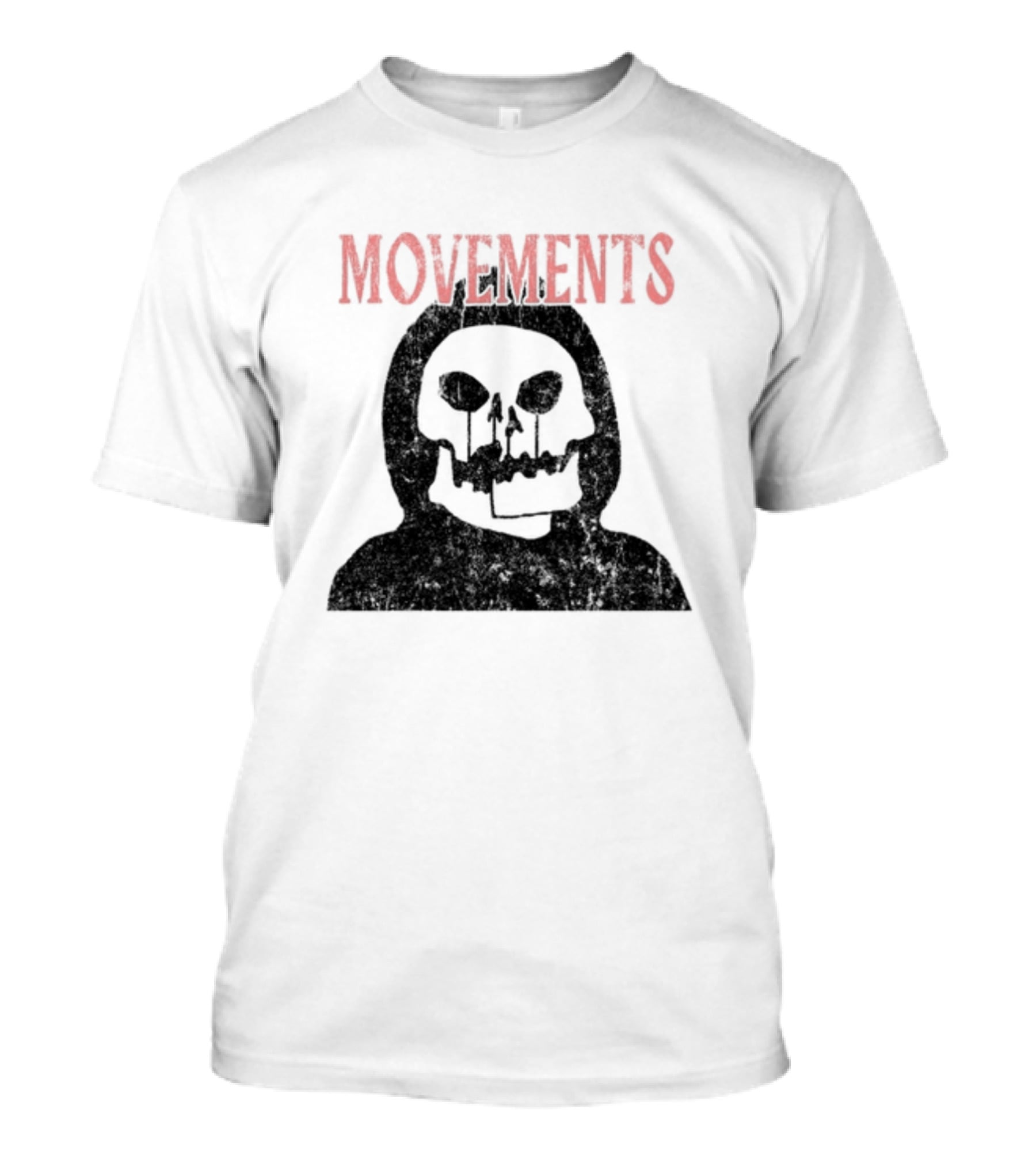 Movements Afraid To Die Black Hoodie Skull T-Shirt