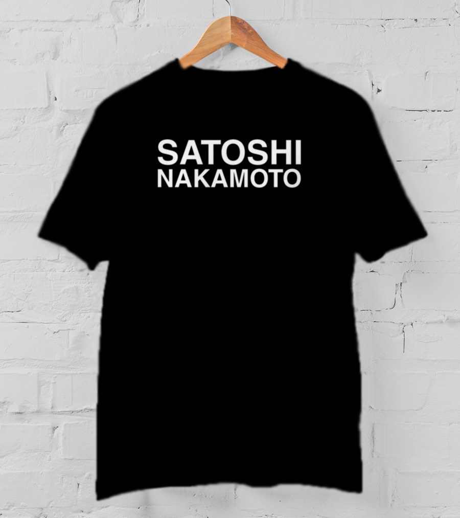 Kendrick’s Pop Satoshi Nakamoto Bitcoin Visionary T-Shirt