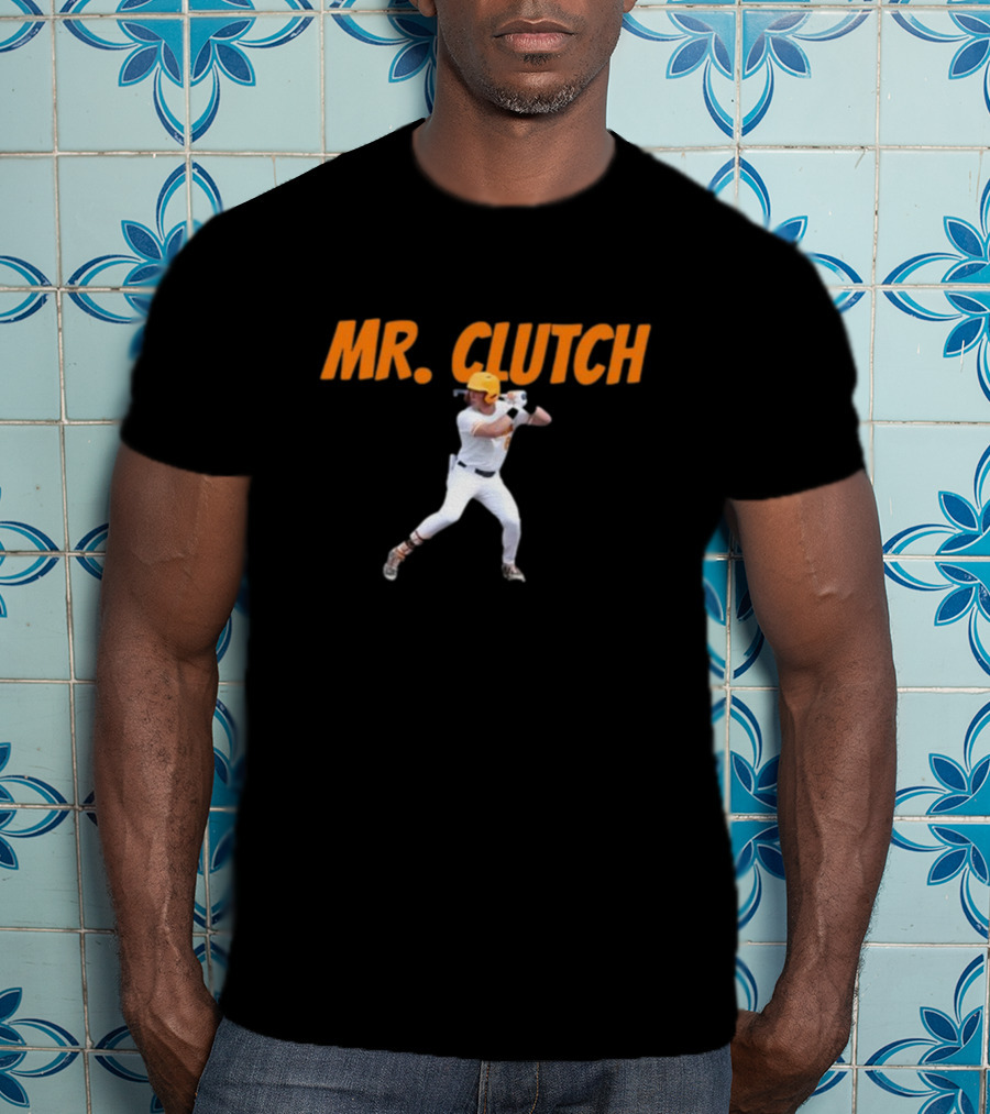 Mr. Clutch Dylan Dreiling Baseball Action T-Shirt