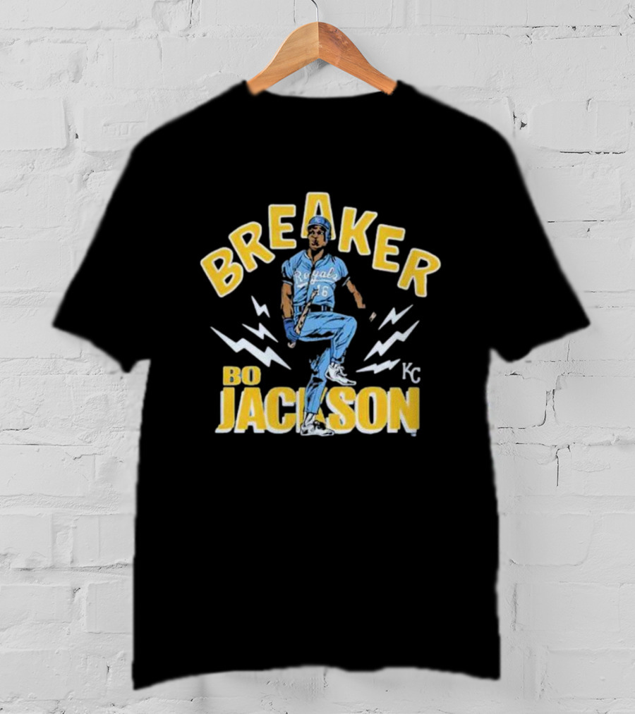 Kansas City Royals Bo Jackson KC Breaker 16 T-Shirt