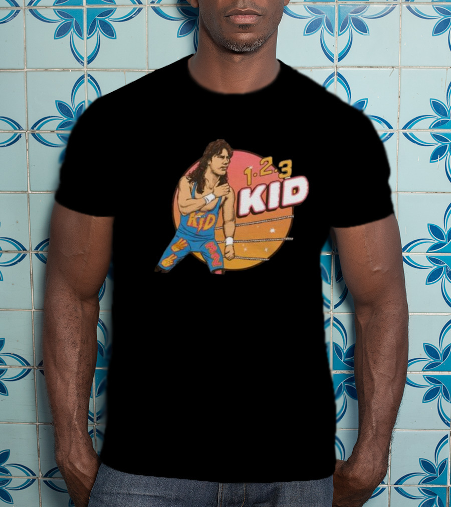 1-2-3 Kid Wrestling Legend Retro Graphics T-Shirt