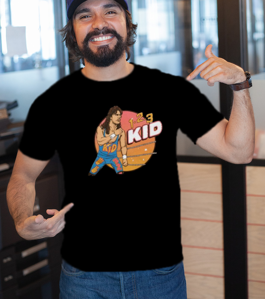 1-2-3 Kid Wrestling Legend Retro Graphics T-Shirt