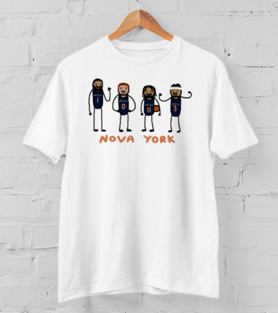 Nova York Basketball Characters Numbers 10 11 3 T-Shirt