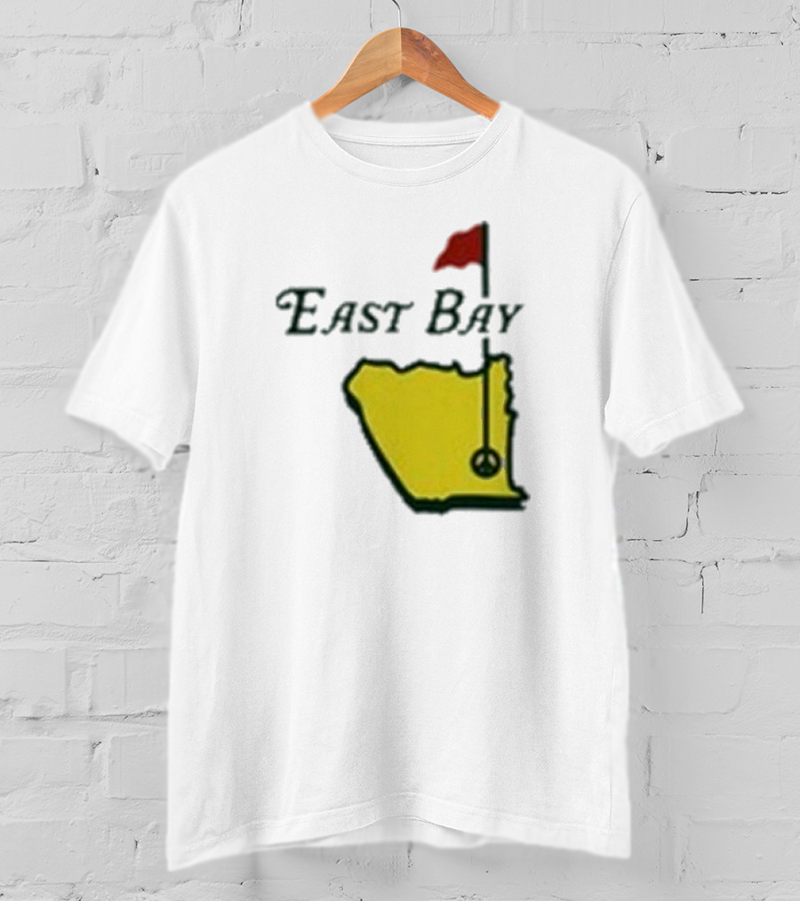 Oaklandish East Bay Golf Map With Flag Hole T-Shirt