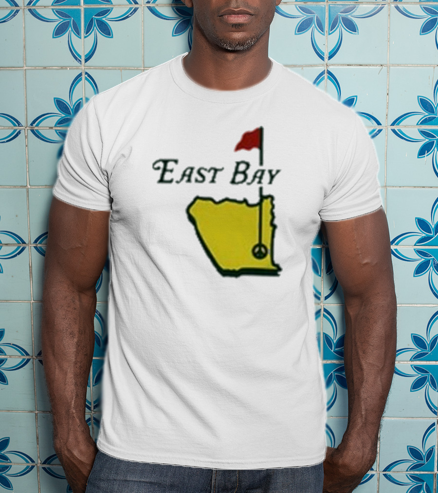 Oaklandish East Bay Golf Map With Flag Hole T-Shirt