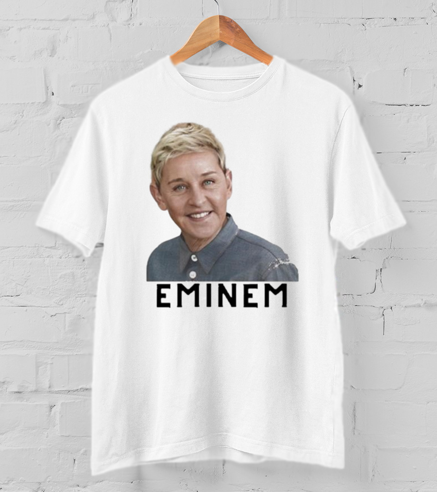 Eminem Ellen Degeneres Face Mashup T-Shirt