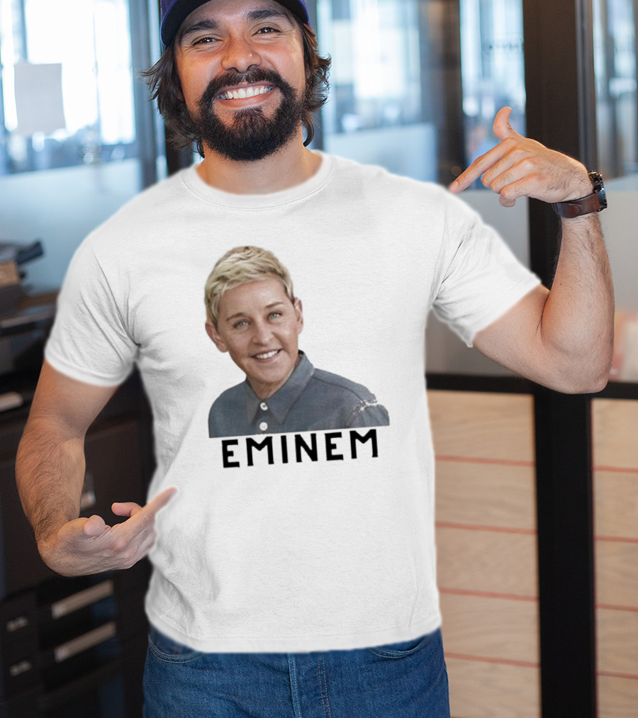 Eminem Ellen Degeneres Face Mashup T-Shirt